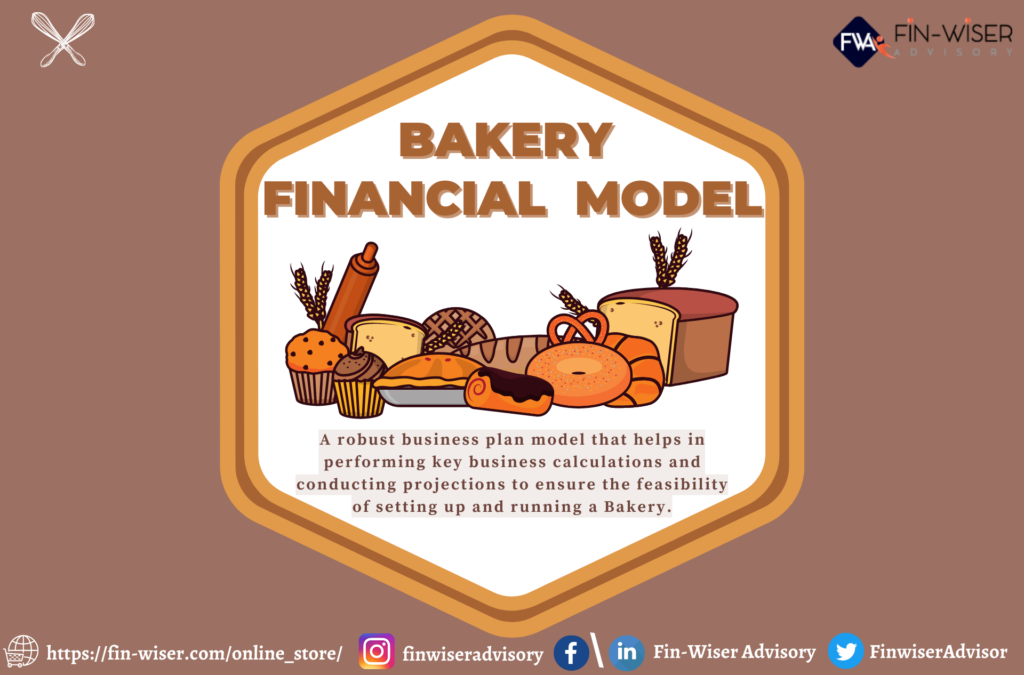 Bakery – 3 Statement Financial Model with 5 years Monthly Projection & Valuation