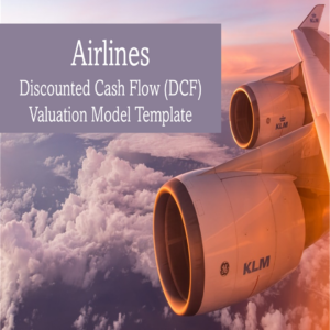 Discounted Cash Flow (DCF) Valuation Model with 3 Years Actual and 5 Years forecast- Airlines