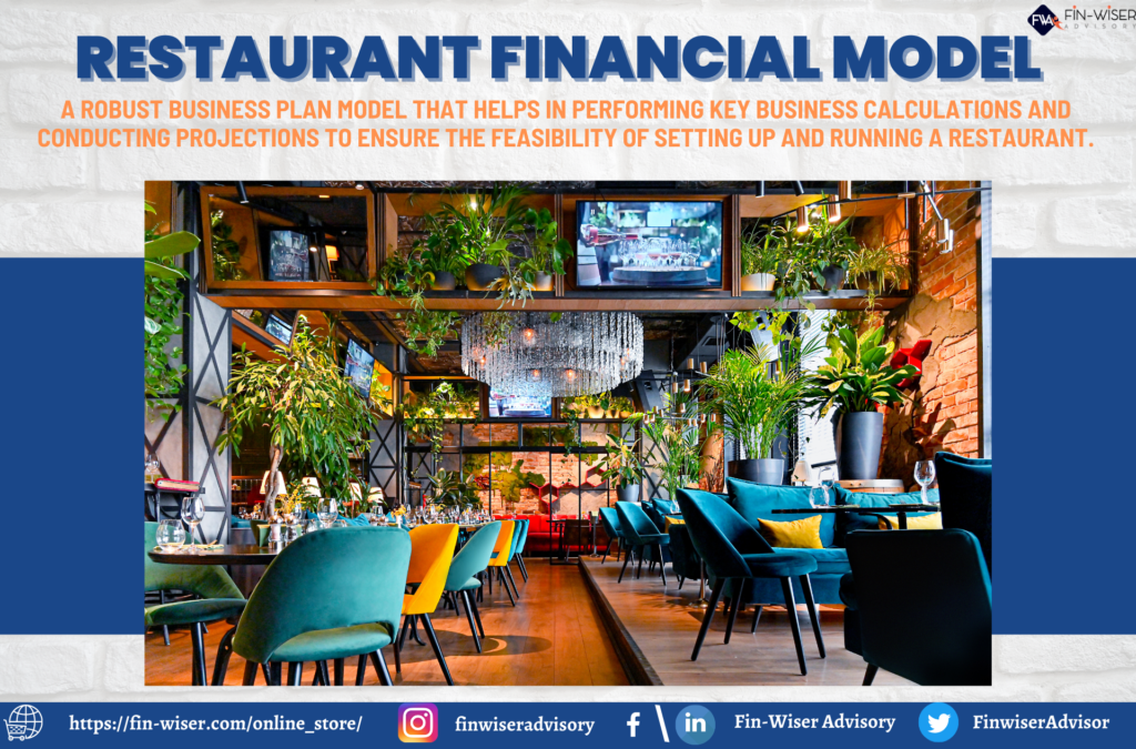 Restaurant Financial Model - 5 Years Monthly Projections and Valuation