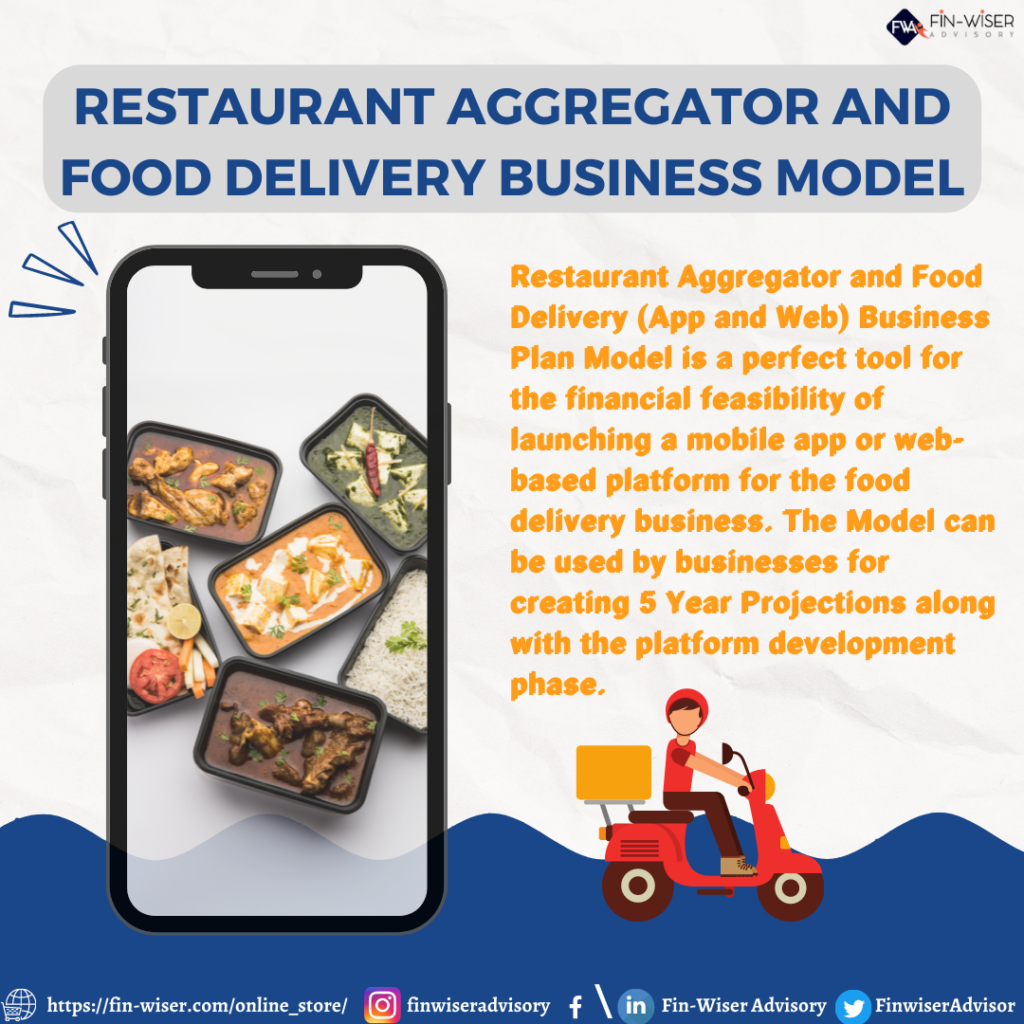 Restaurant Aggregator and Food Delivery Business Financial Model Template