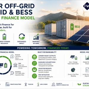 Solar Off-Grid Hybrid & BESS Financial Model